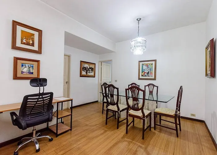 Apartamento Copacabana, Vista Mar 100 M Da Praia